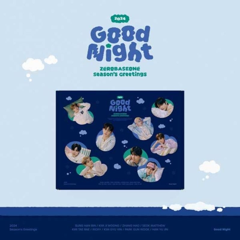 [PO/TAB] ZEROBASEONE - 2024 SEASON’S GREETINGS [Good Night] / ZEROBASEONE SEASONS GREETINGS 2024 / A