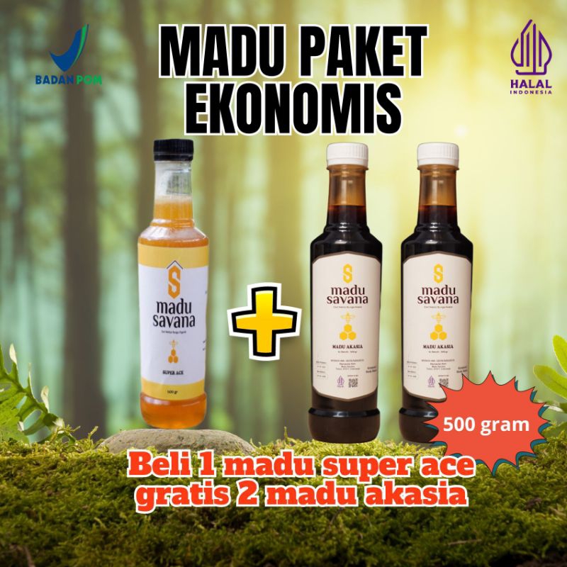 

madu savana bunga rambutan gratis 1 kg madu akasia