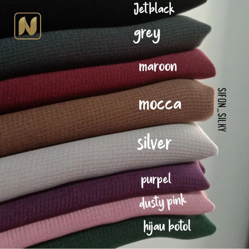 Hijab segi empat chiffon/sifon arab/chiffon arab/chifon silky/sifon
