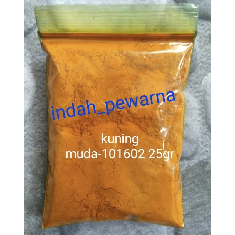 DIJAMIN ORI 100%  kemasan ecer 25gr pewarna minyak kuning muda/solvent yellow-101602 coloursea