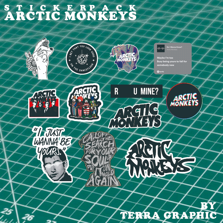 

Sticker Stiker Arctic Monkeys Vol.1