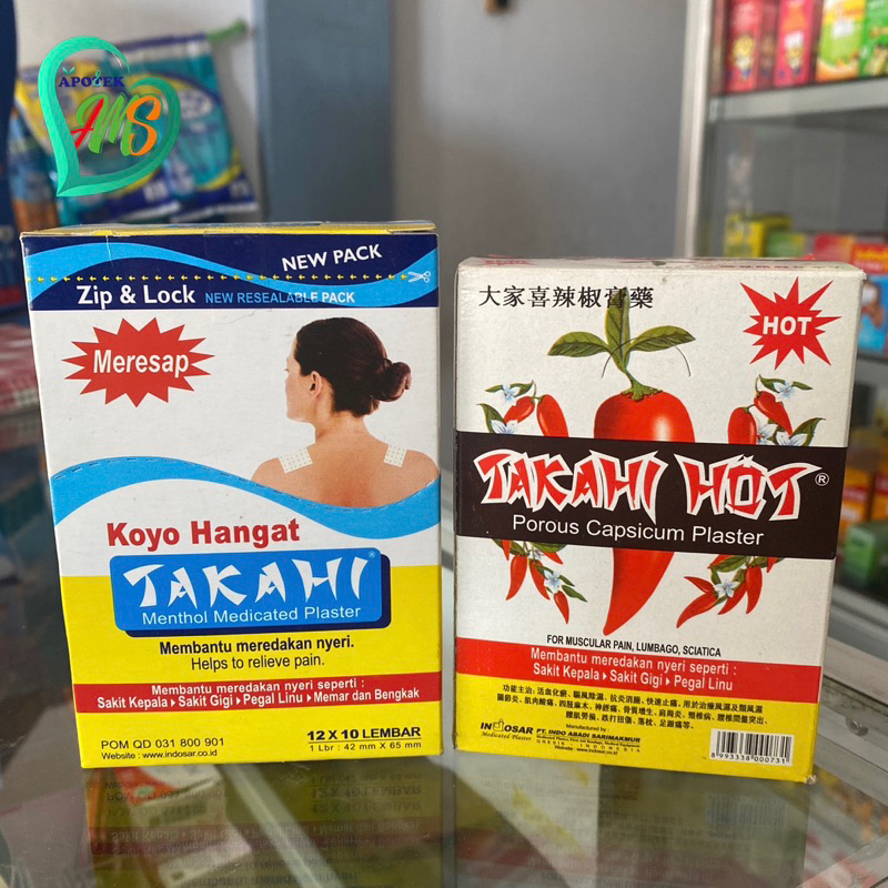 Takahi Koyo Hangat | Takahi Koyo Hot | Isi 10 Lembar