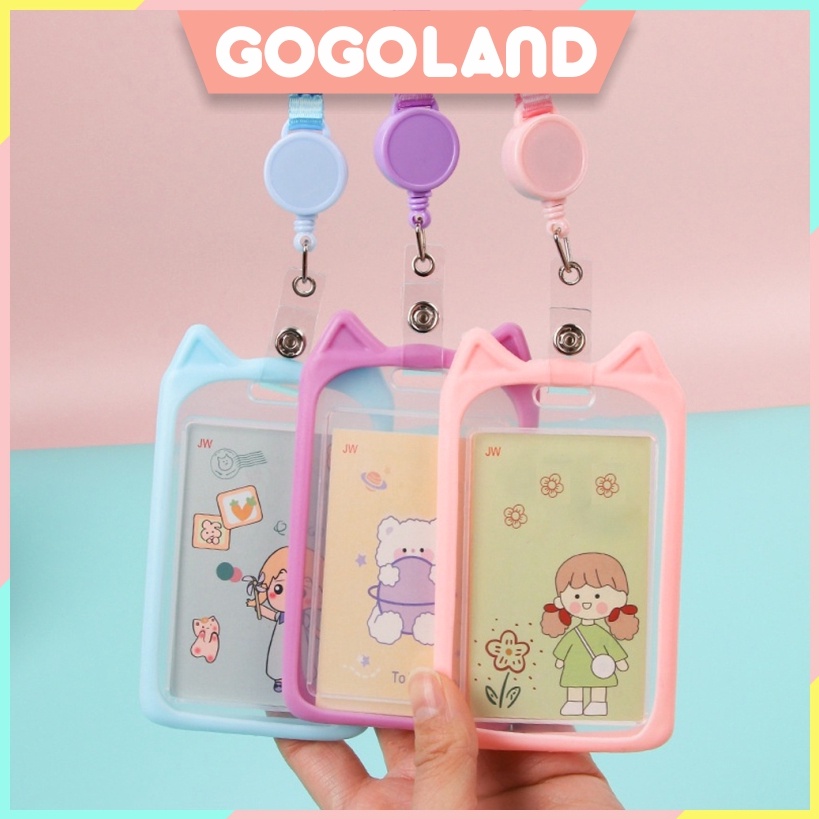 

Ready ⭐Gogoland⭐ GANTUNGAN TALI KARTU AKSES KANTOR MRT BUSWAY LANYARD CARD HOLDER MOTIF KUCING S091