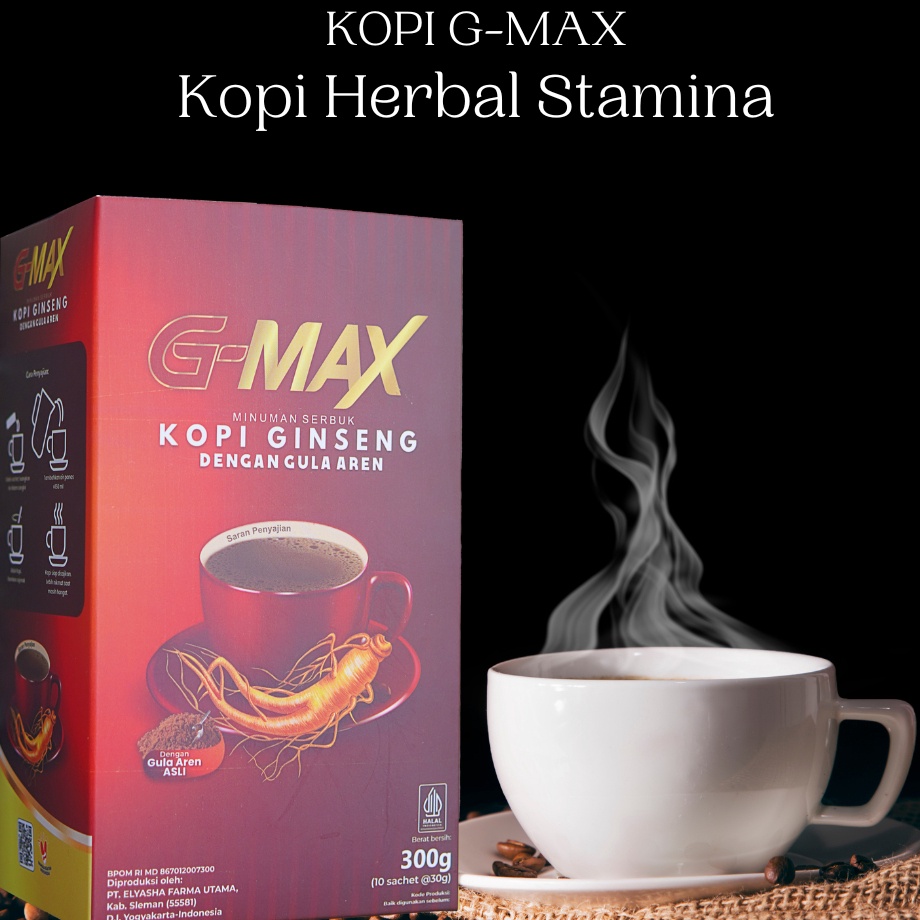 

Kopi Vitalitas Pria Sejati Kopi Gmax Ori 100% Membantu Memelihara Stamina Pria