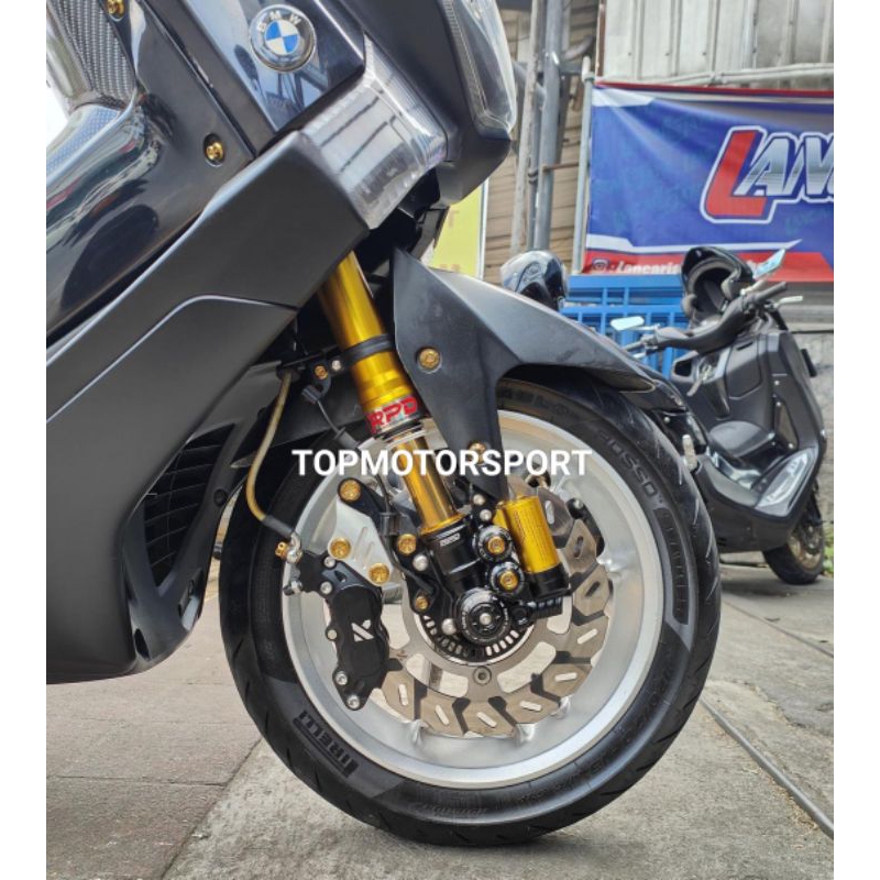 RPD SHOCK DEPAN GEN 2 UPSIDEDOWN USD NMAX NEW & NMAX OLD BAHAN FULL CNC ORIGINAL RPD