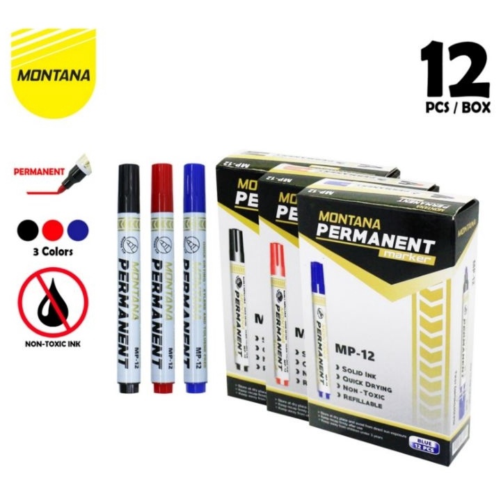 

➤➪✼✰ SPIDOL PERMANEN MONTANA MP-12 (12PCS)