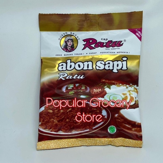 

Seller Abon Sapi Cap Ratu Asli Model Baru