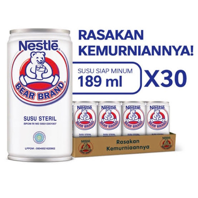 

Susu Beruang Kartonan 30pcs per karton ( Khusu Pengiriman Instan)