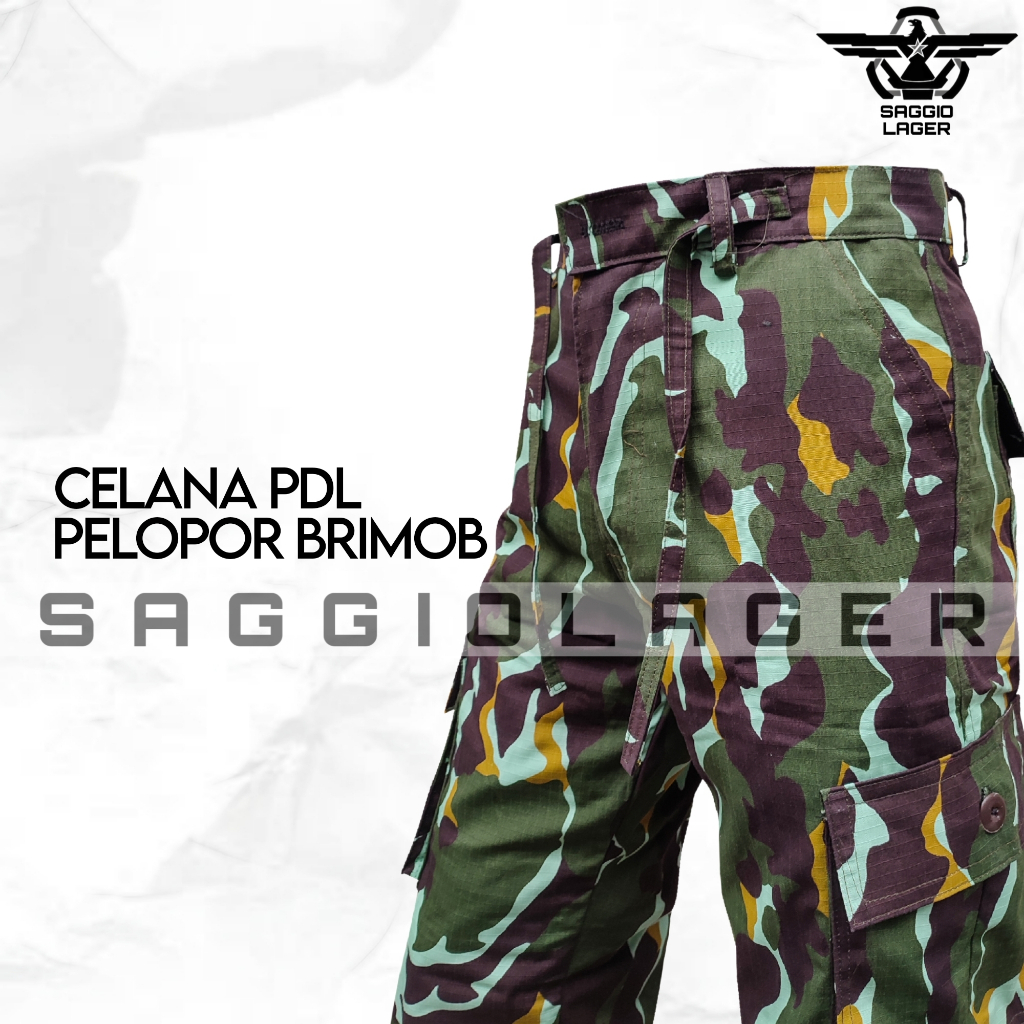 CELANA PANJANG PDL LORENG PELOPOR BRIMOB POLISI