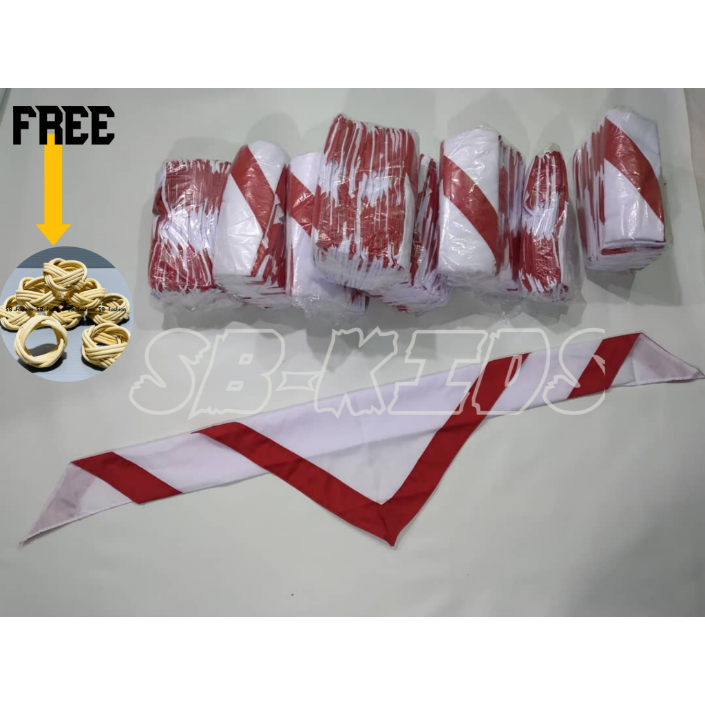 hasduk kacu pramuka panjang anak sekolah sd smp sma / hasduk kacu pramuka panjang pramuka bahan cott