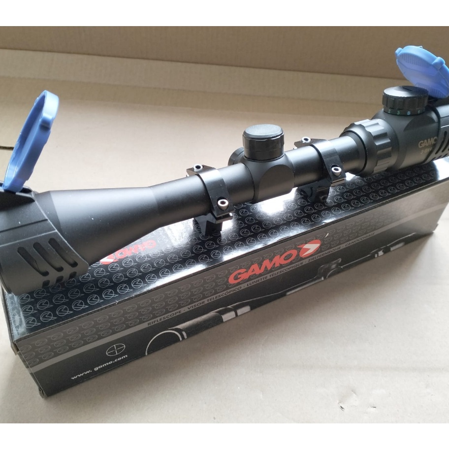 ✤New✤ Teleskop / Telescope GAMO 3-9x40 EG Tutup Flip