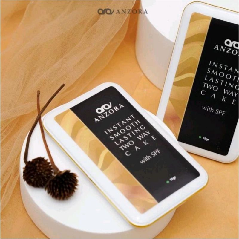 Smooth lasting to way cake anzora-bedak padat Anzora Cake with sfp