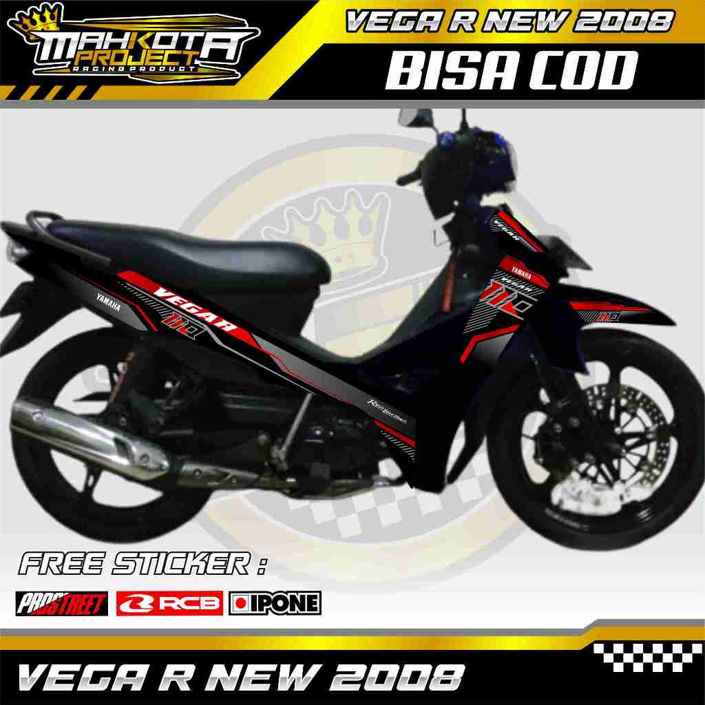 STRIPING VARIASI YAMAHA VEGA R NEW / STICKER LIST VARIASI MOTOR VEGA R NEW