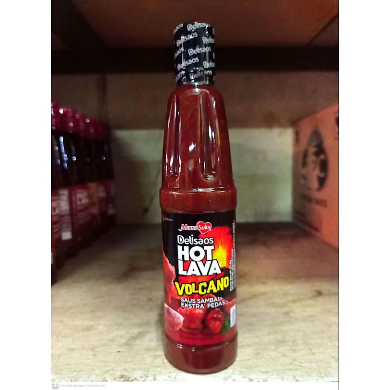 

Mamasuka Hot Lava VOLCANO saus sambal 310 gr
