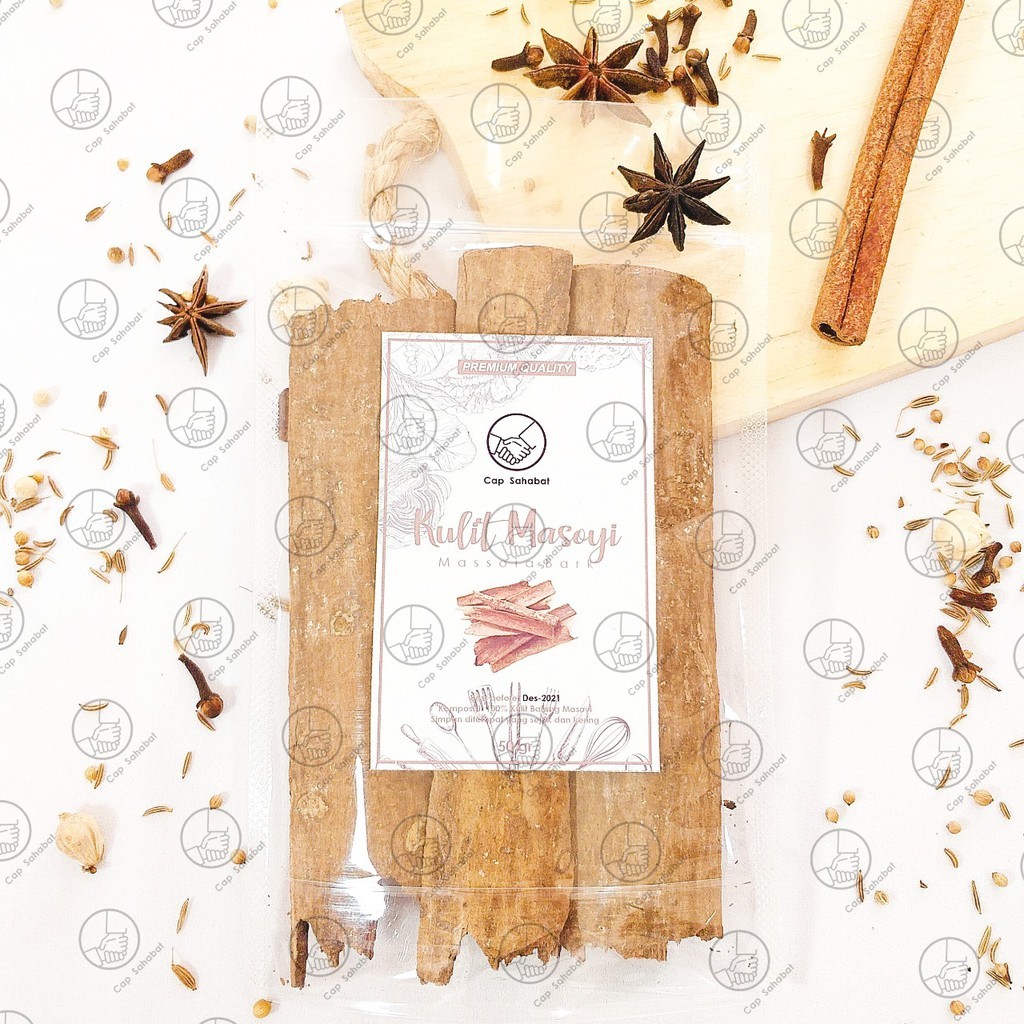 

50gr Kulit Masohi / Kulit Kayu Masoyi / Massoia Bark / Rempah / JSR 100% PREMIUM QUALITY