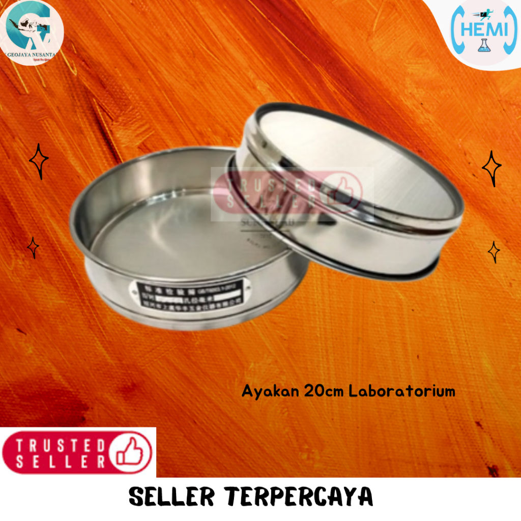 Ayakan 20cm Laboratorium,  Ayakan Mesh