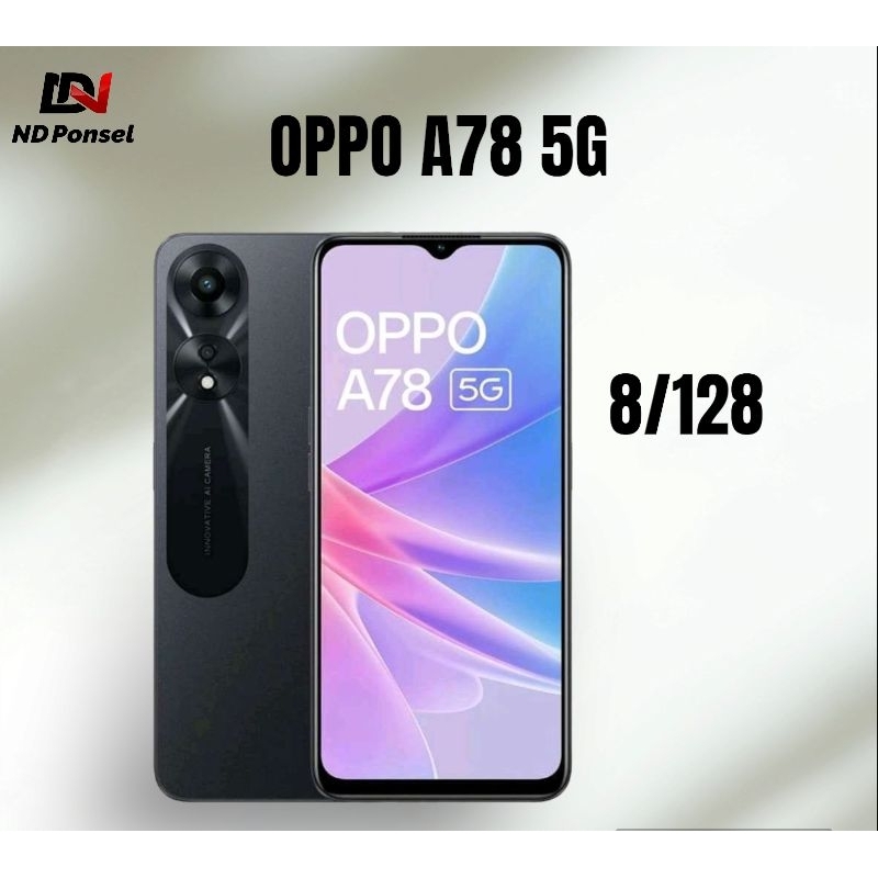 OPPO A78 5G 8/128GB GARANSI RESMI