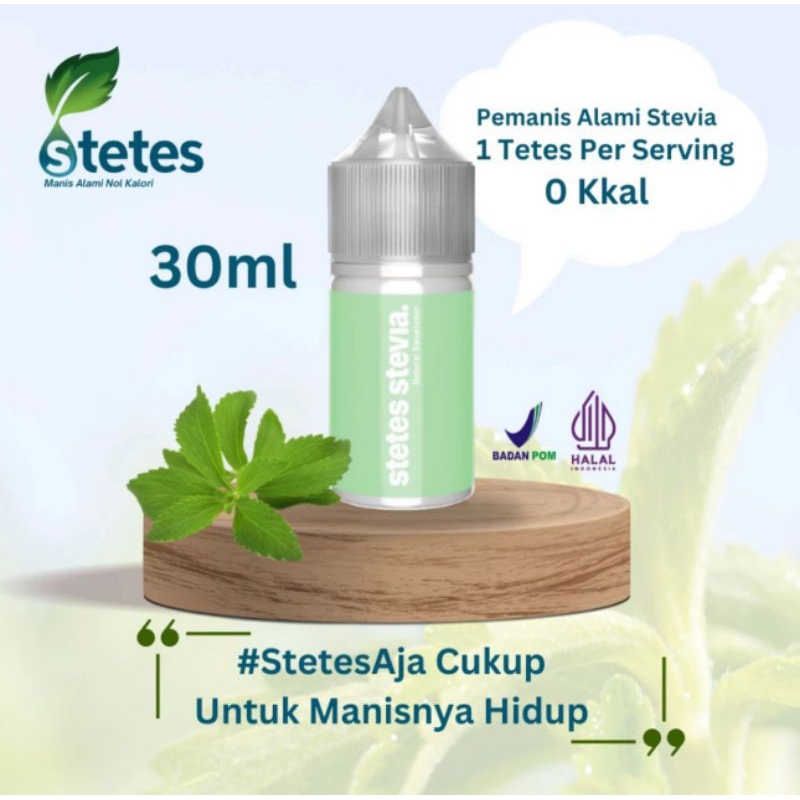 

STETES stevia natural sweetener 30 ml