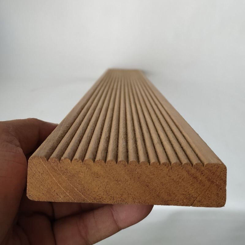 DEKING KAYU ULIN  PANJANG 100cm KALIMANTAN/ BENGKIRAI/ KAYU LANTAI/ PAGAR/ WALLMOULDING