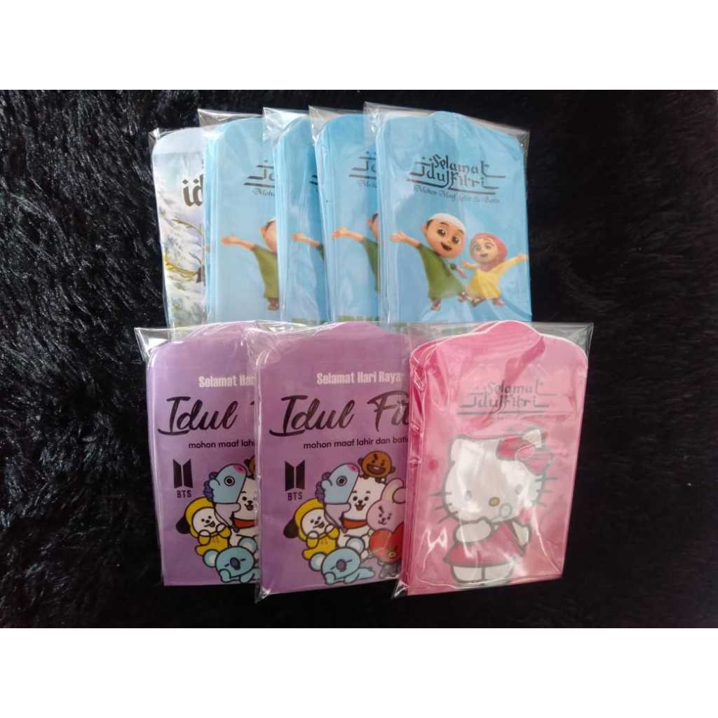 

Amplop lebaran siap pakai satu pakck isi 10