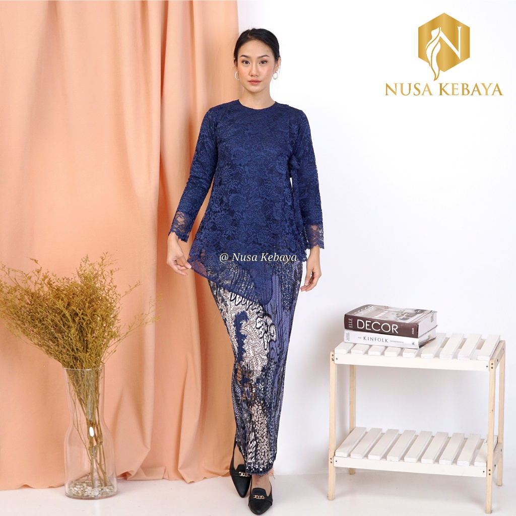 HOT DEALS NusaKebaya Setelan Kebaya Modern/Set Kebaya Qirany/Kebaya modern Terbar/Kebaya