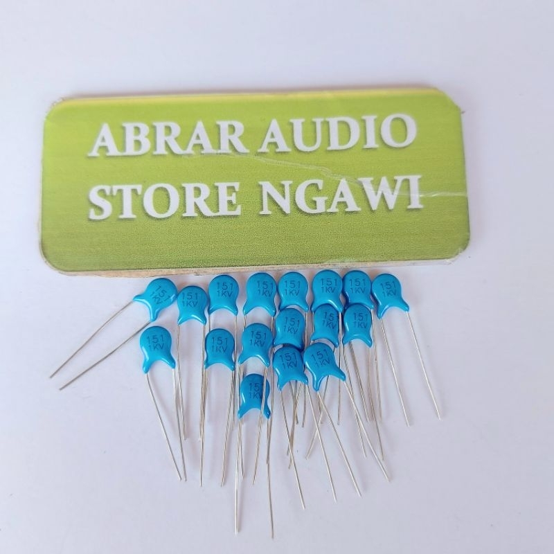 MILAR BIRU 151/1000V ( 150pf ) ( ISI 10 )