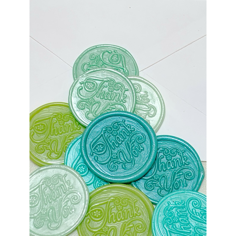 

GREEN Seal Wax Stamp Instant / Seal Wax Coin / Wax Seal / Stempel Lilin Warna Hijau