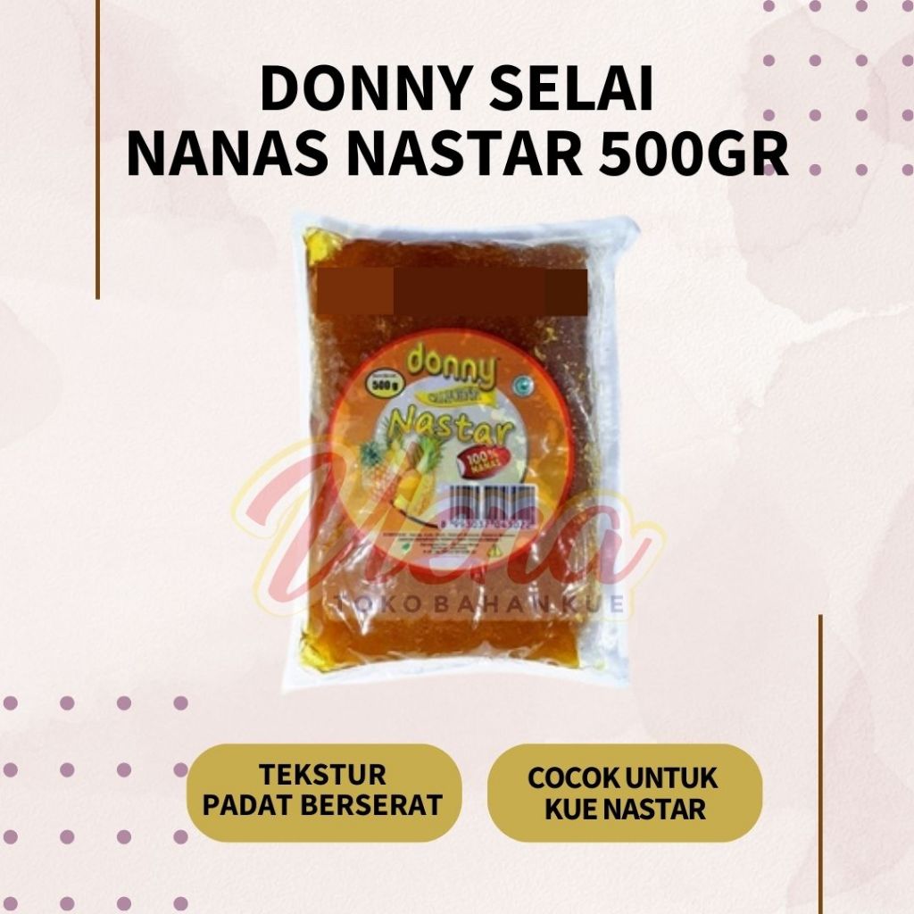 Donny Selai Nastar Rasa Nanas 500gr / Selai Nanas / Kemasan asli pabrik