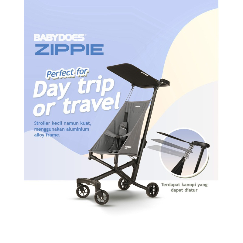 Makassar - Stroller Babydoes Zippie Kereta Dorong Bayi Cabin Size