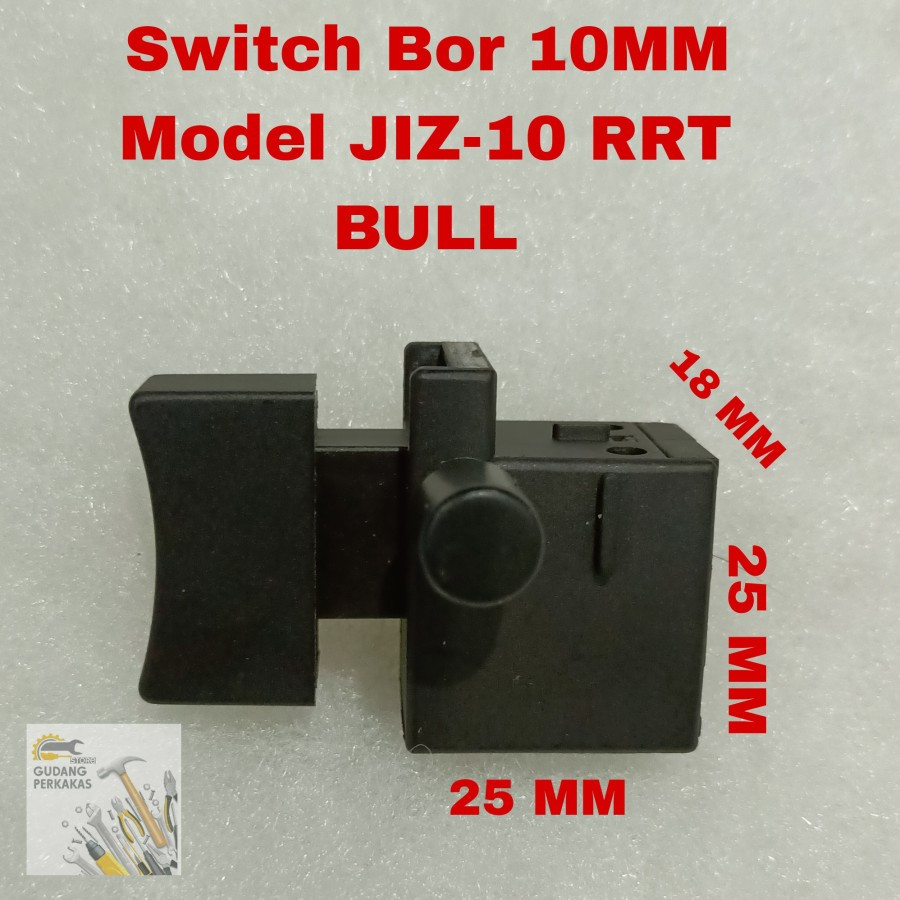 Switch Bor 10MM RRT JIZ-10 / Switch Saklar Mesin Bor RRT 10MM