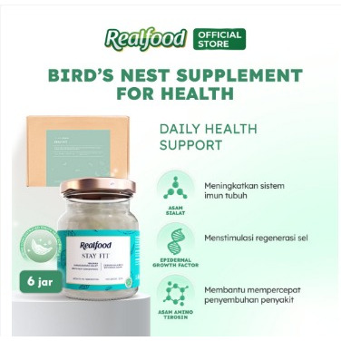 

Realfood Trial Stay Fit Minuman Sarang Burung Walet + Immune Booster, Health
