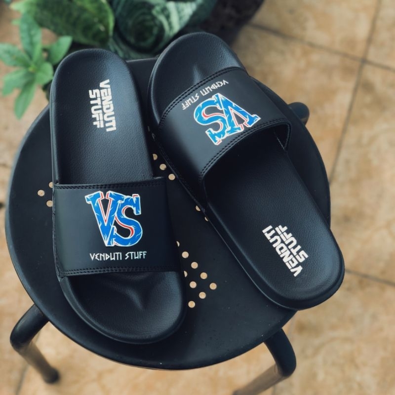 TERBARU Sandal Pria Kekinian Sandal Slide Putih Sandal Venduti Stuff Original