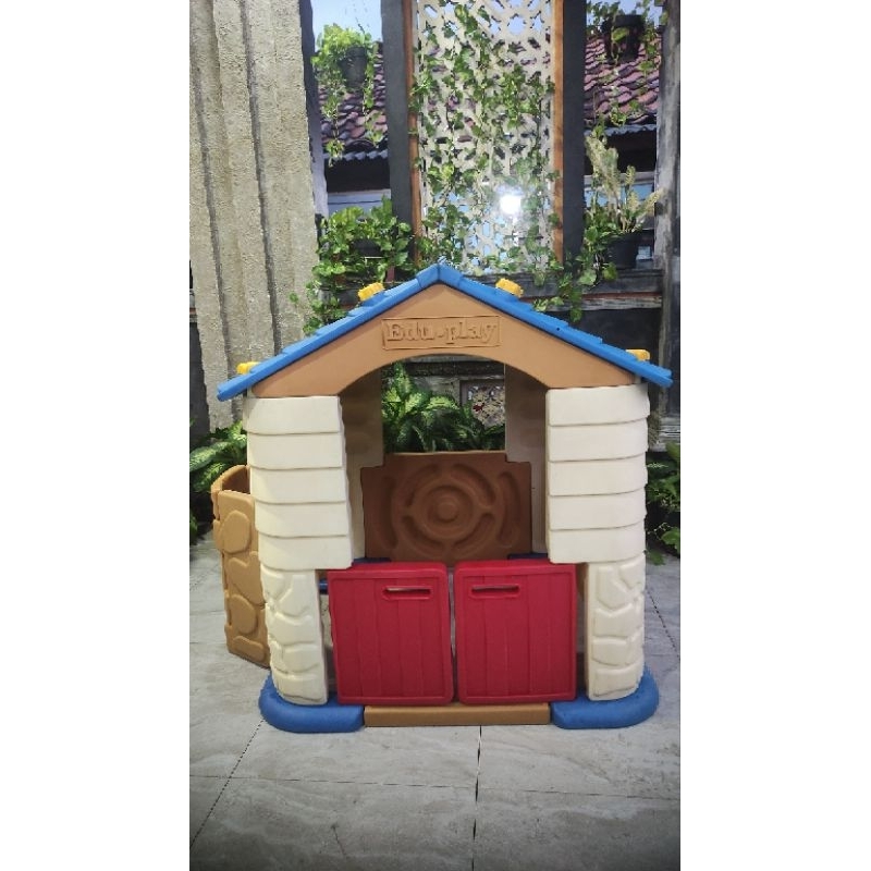 MURAH EDUPLAY PLAYHOUSE PLAYGROUND RUMAH MAINAN ANAK PRELOVED LITTLE TIKES ELC TOBEBE PRELOVED BEKAS