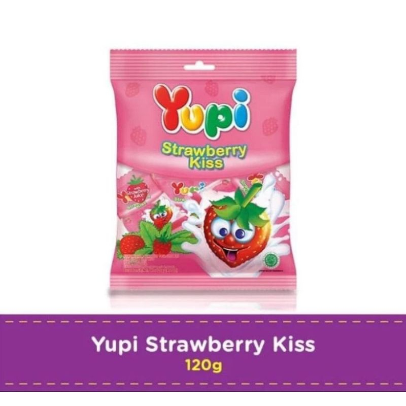 

Permen Yupi Strawbery kids 120gr