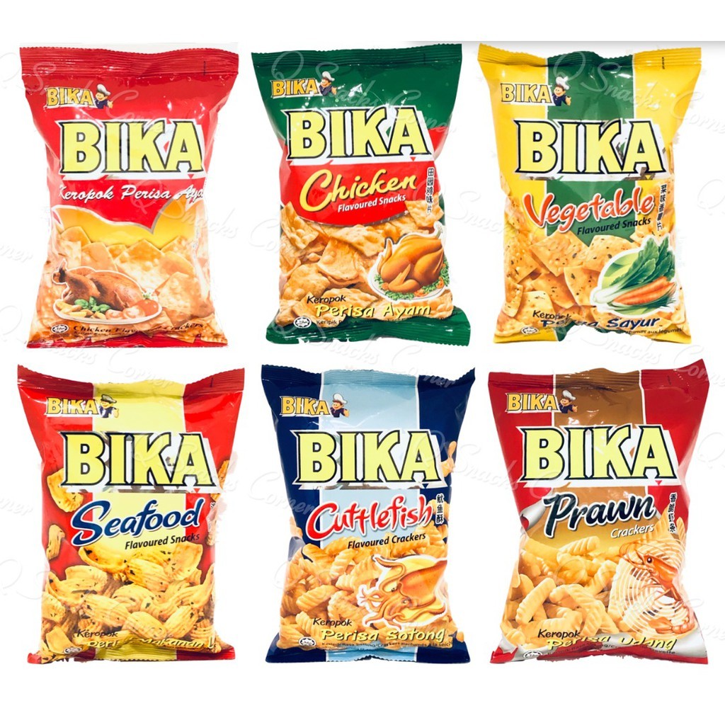 

BIKA Snack 70 Gram/ Vegetable Seafood Prawn Fika