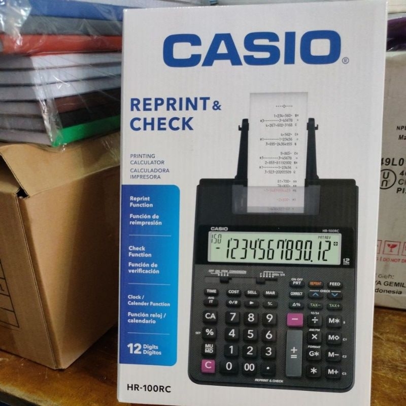 

KALKULTOR CASIO HR 100RC ASLI