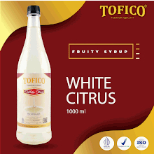 

Syrup White Citrus Tofico / Sirup Rasa Jeruk Putih Premium 1 Liter / Tofico Syrup Official