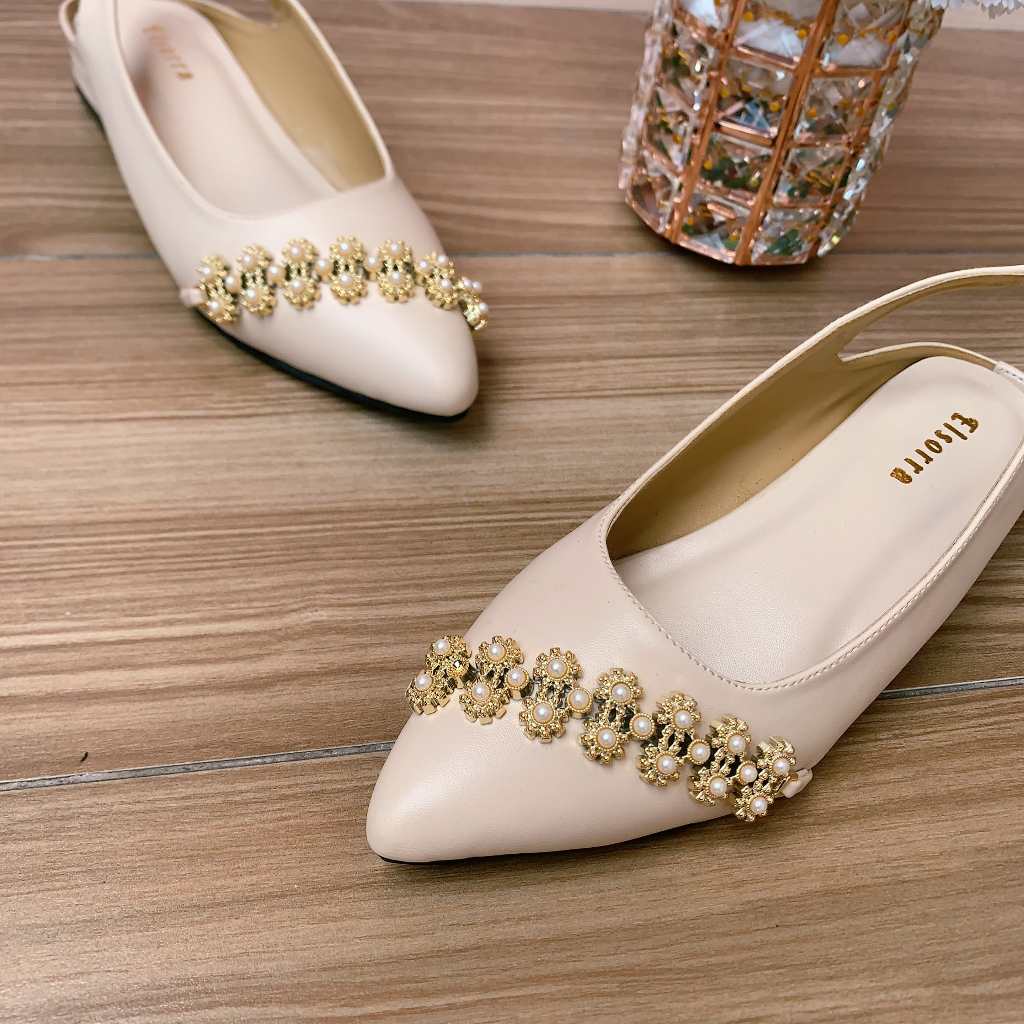 Elsorra Premium Flatshoes Collection - Debora Series [TB 357] Mules Terbaru Kekinian Terlaris