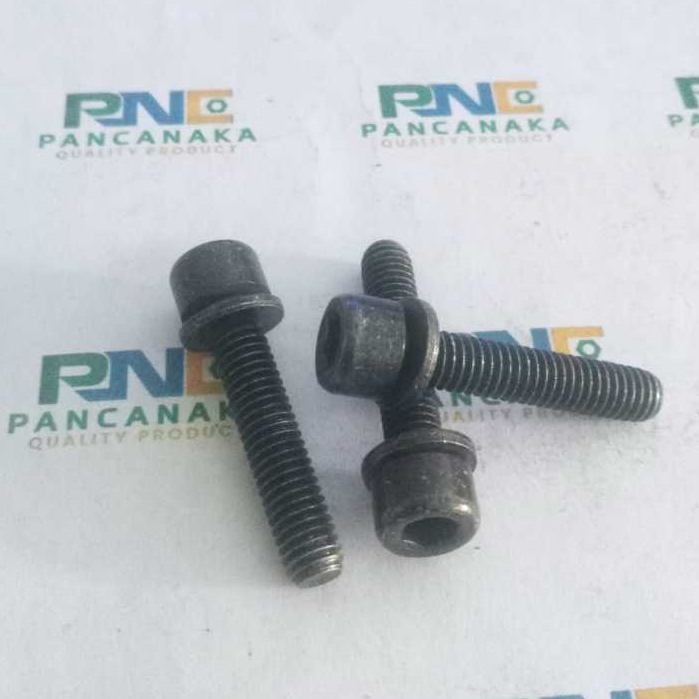 BAUT L/ BAUT L 6X30 + RING HITAM