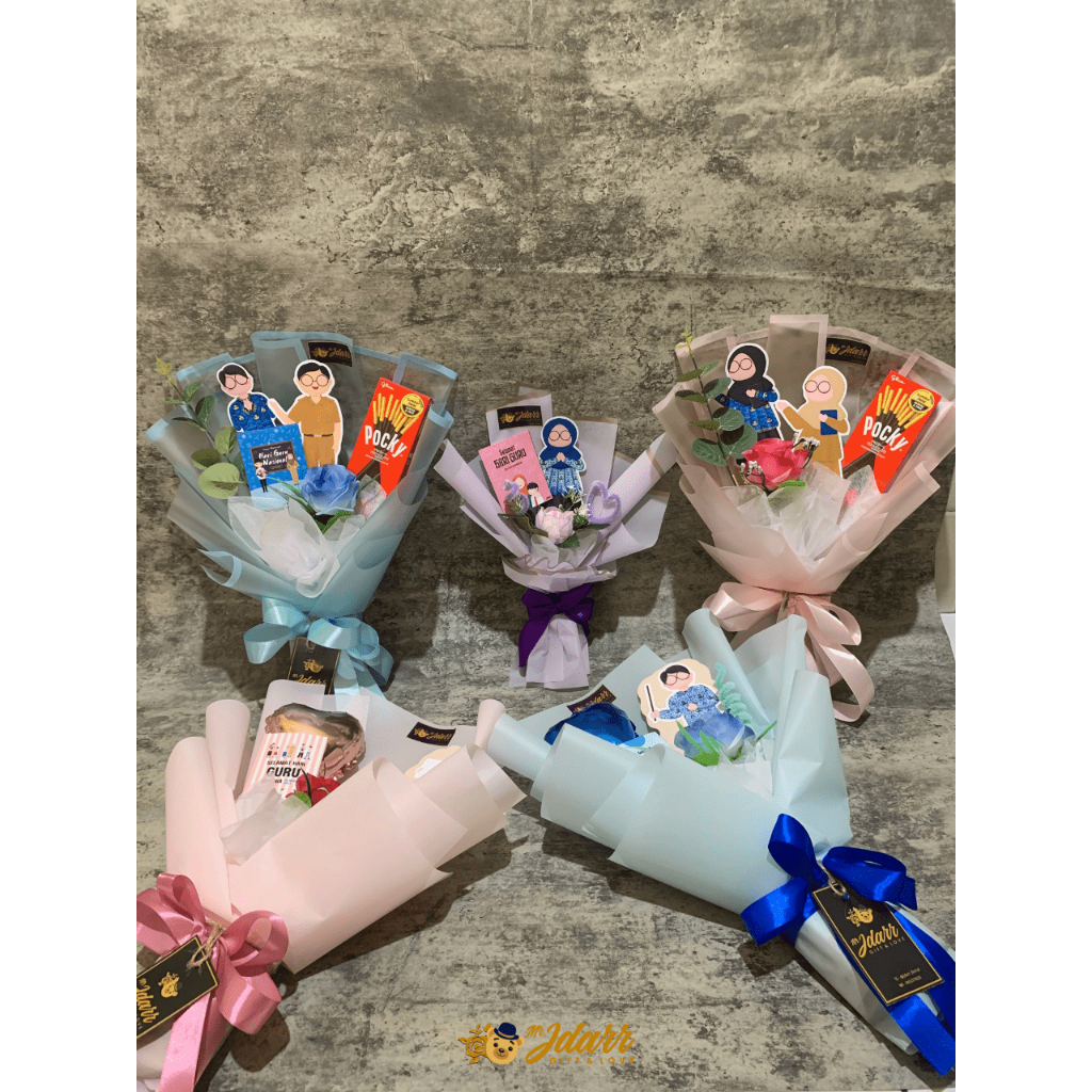 Buket Spesial Hari Guru Hadiah Kado Gift Teachers Day Unik