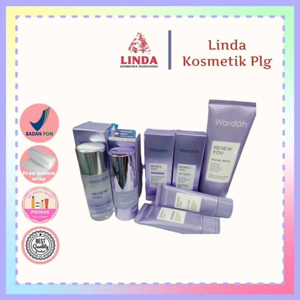 PROMO PAKET WARDAH RENEW YOU ( ANTI AGING ) SERIES (UKURAN KECIL 5item) PROMO