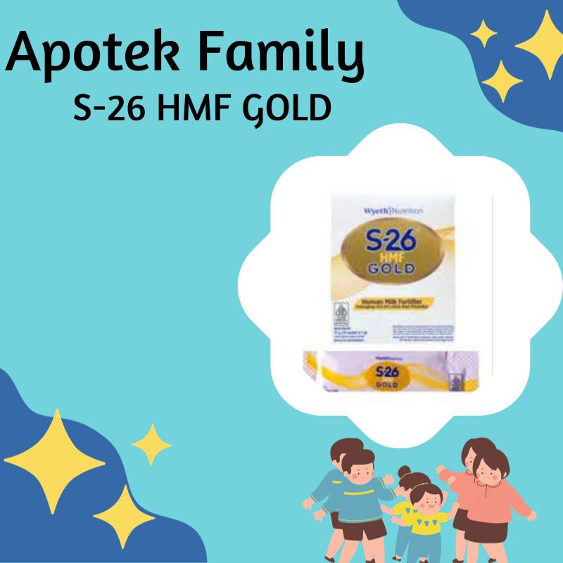 S-26 HMF GOLD / HUMAN MILK FORTIFIER  / BAYI PREMATUR / S-26 SUSU 72s SACHET