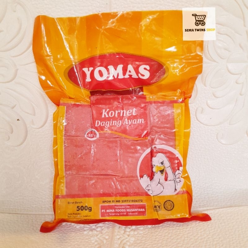 

KORNET AYAM AMORE / YOMAS 500 GR