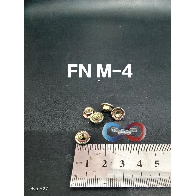 MUR TOPI/ FLANGE NUT UK M-4