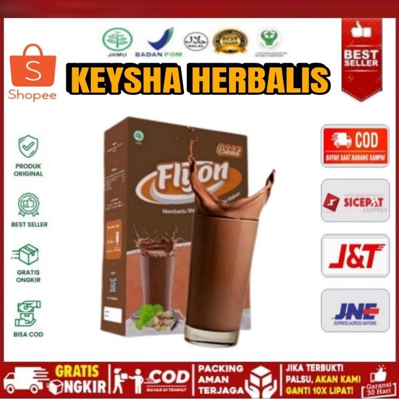 

Susu Flyon COKLAT Susu Penggemuk Badan Dan Penambah Nafsu Makan Original Vitamin