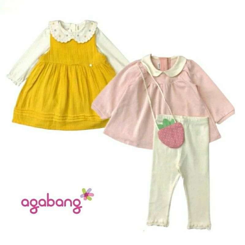Agabang Dress/ Sweater Set Anak Baby