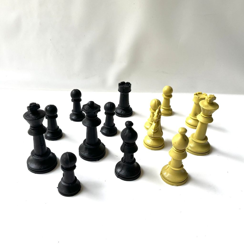 Bidak Buah Catur Plastik Standar Internasional