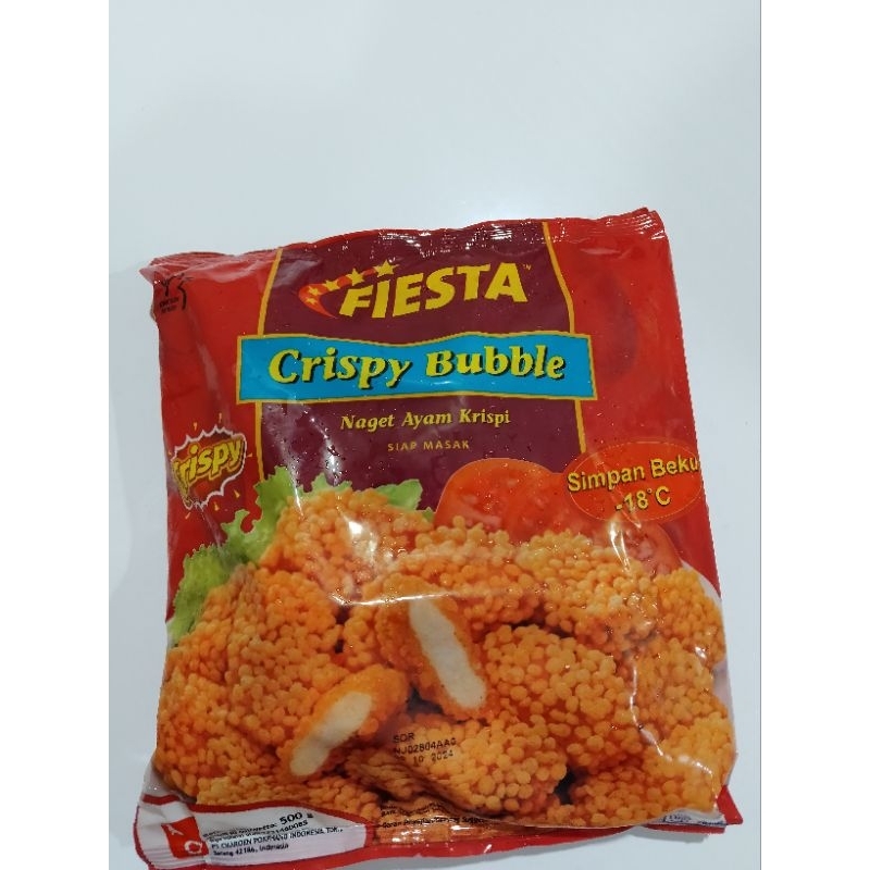 

FIESTA NUGGET CRISPYBUBLE NUGGET AYAM KRISPI 500GR