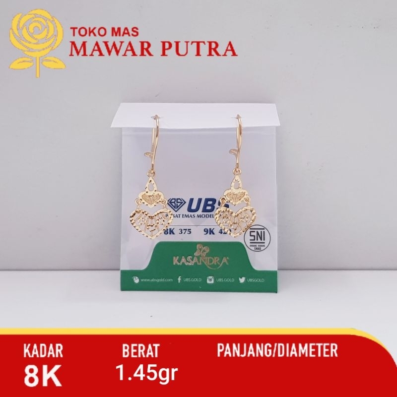 Anting UBS Kasandra Gold - 8K