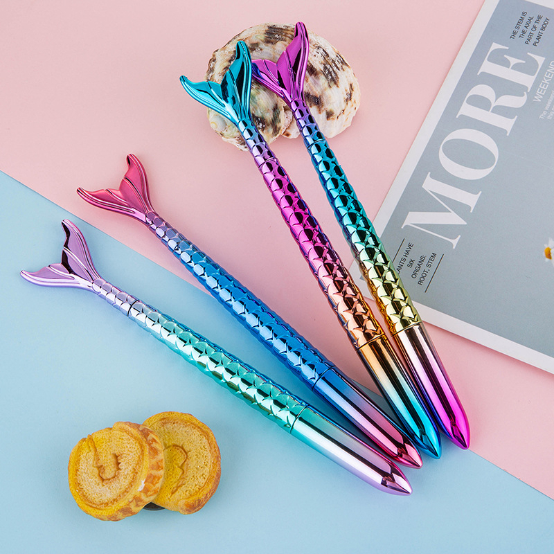 

Pulpen Pena Bentuk Mermaid Bolpen Karakter Mermaid Lucu Unik